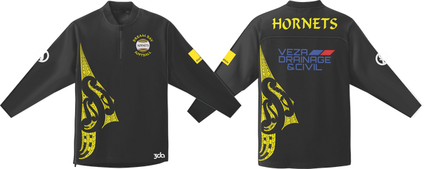 Bream Bay Hornets Long Sleeve Jacket - Pre Order