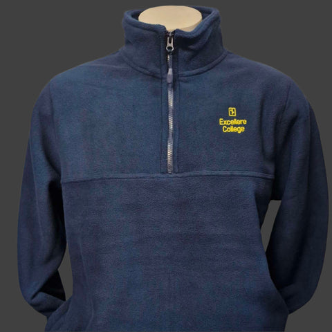 Excellere College: Half Zip Fleece NEW 2025