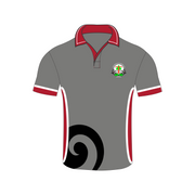 Tokoroa Intermediate Grey/White/Red Polo