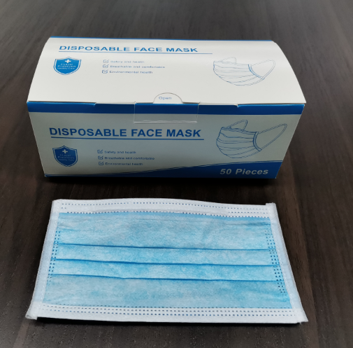 Disposable Facemasks 3 Ply -  Box of 50