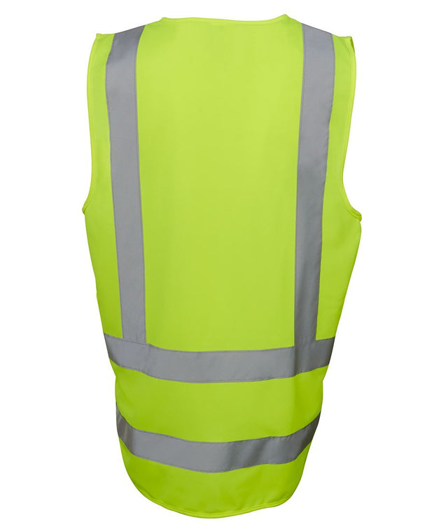 Hi Vis Zip Drop Tail H Pattern (D+N) Vest