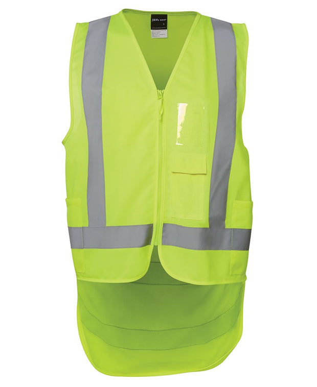 Hi Vis Zip Drop Tail H Pattern (D+N) Vest