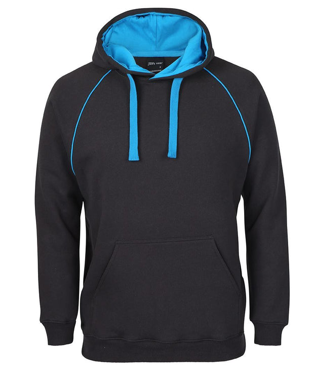Black/Aqua Hoodie