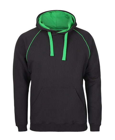 Gun Metal/Pea Green Hoodie