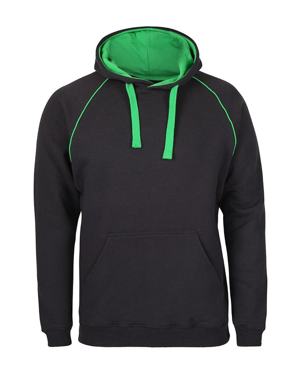 Gun Metal/Pea Green Hoodie