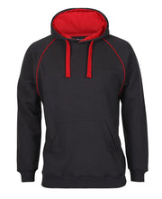 Gun Metal/Red Hoodie