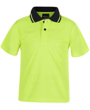 Infants & Kids Hi Vis Non Cuff Traditional Polo