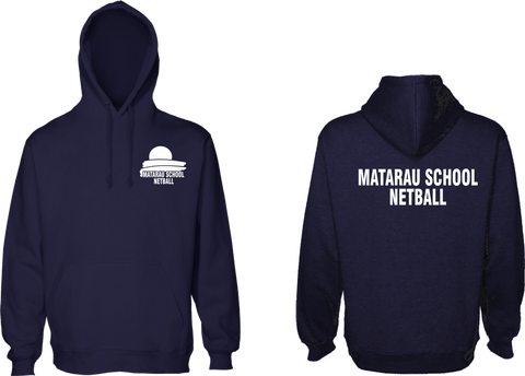 Matarau School NETBALL Kids & Adults Hoodie
