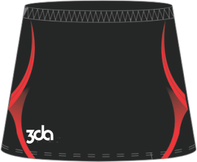 3DA Sublimated Netball Skirt