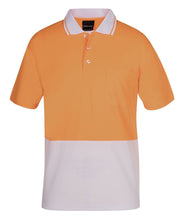 Adults Hi Vis Non Cuff Traditional Polo