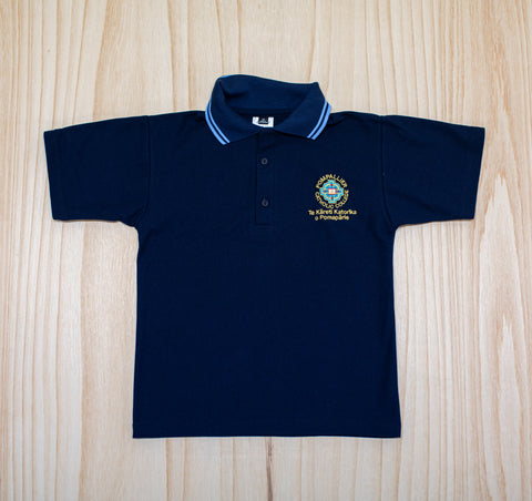 Pompallier Catholic College Navy Polo Shirt