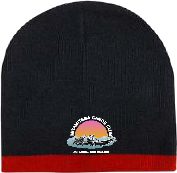 Mitamitaga Waka Ama Black Skull Beanie
