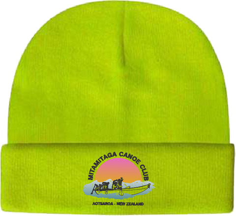 Mitamitaga Waka Ama Yellow Skull Beanie