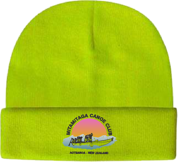 Mitamitaga Waka Ama Yellow Skull Beanie