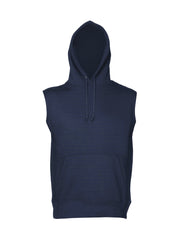 Navy Sleeveless Hoodie