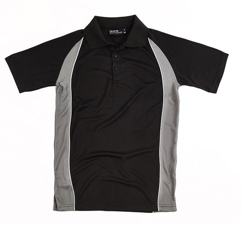 Black/Charcoal Polo