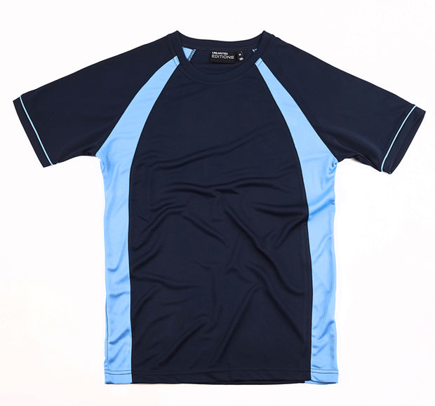 Navy/Ice Blue Tee