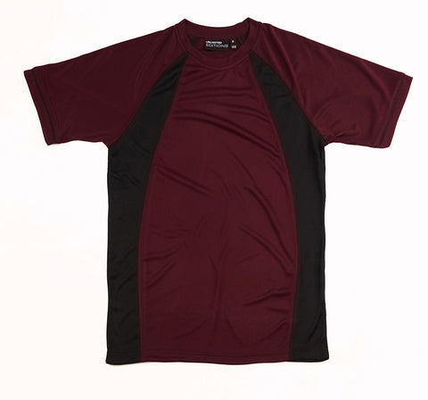 Maroon/Black Tee