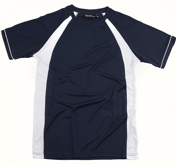 Navy/White Tee
