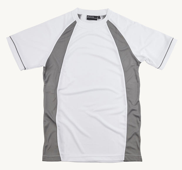 White/Charcoal Tee
